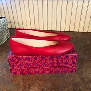 NWOT Red J. Crew Flats